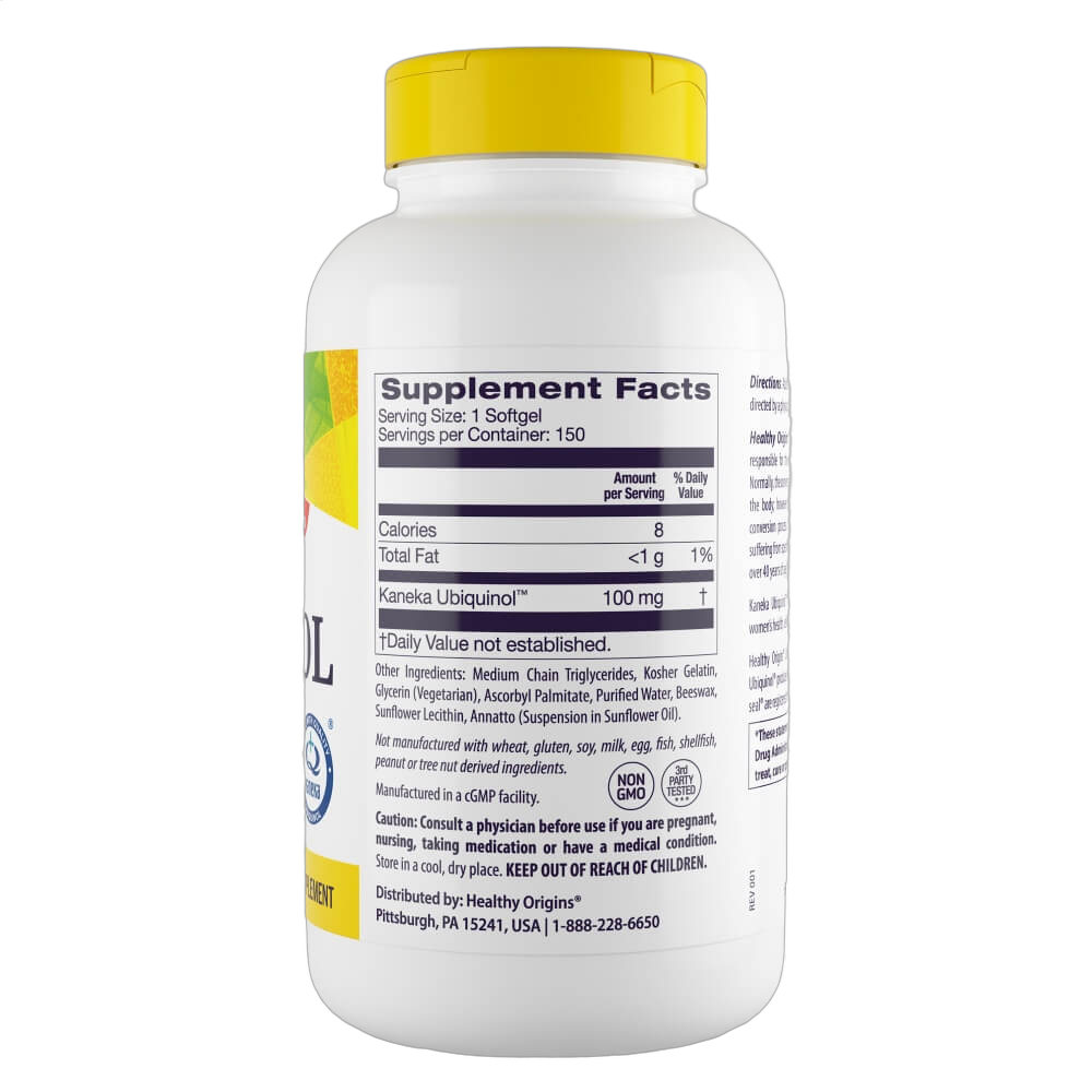 Natural Ubiquinol, 100mg