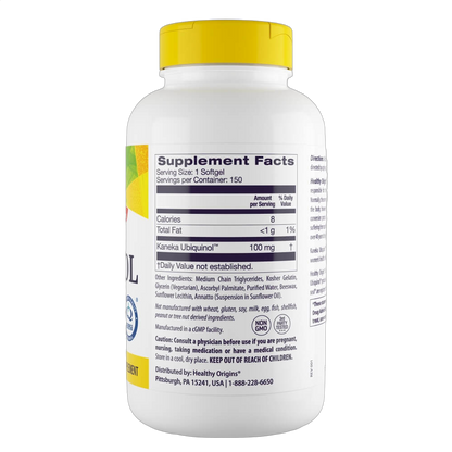 Natural Ubiquinol, 100mg