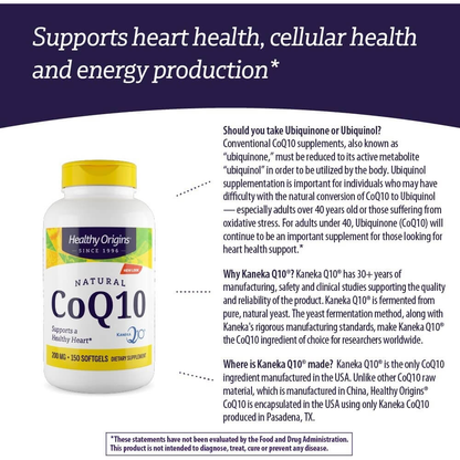 CoQ10, 200mg