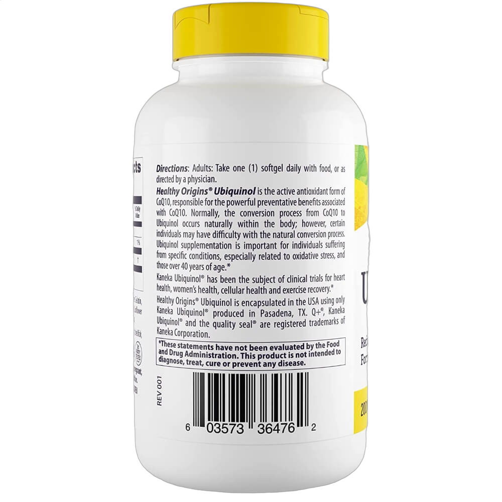 Ubiquinol, 200mg