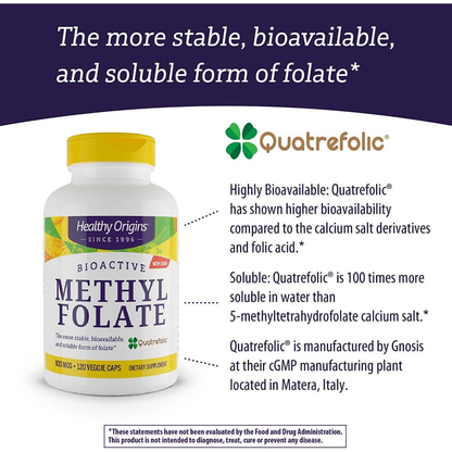 Methyl Folate, 800mcg