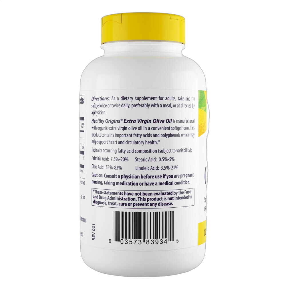 Extra Virgin Olive Oil, 1250mg