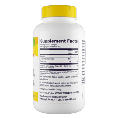 Extra Virgin Olive Oil, 1250mg