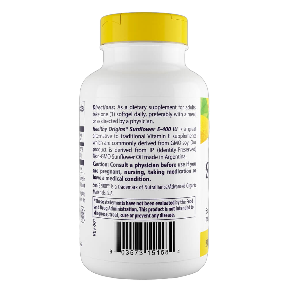Sunflower Vitamin E, 400iu