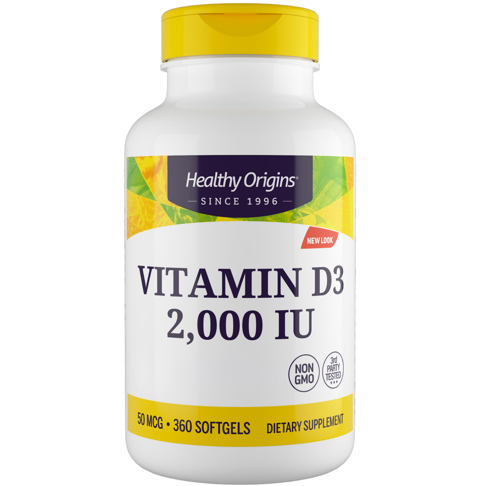 Vitamin D3, 2000iu, Softgels (MCT Oil)