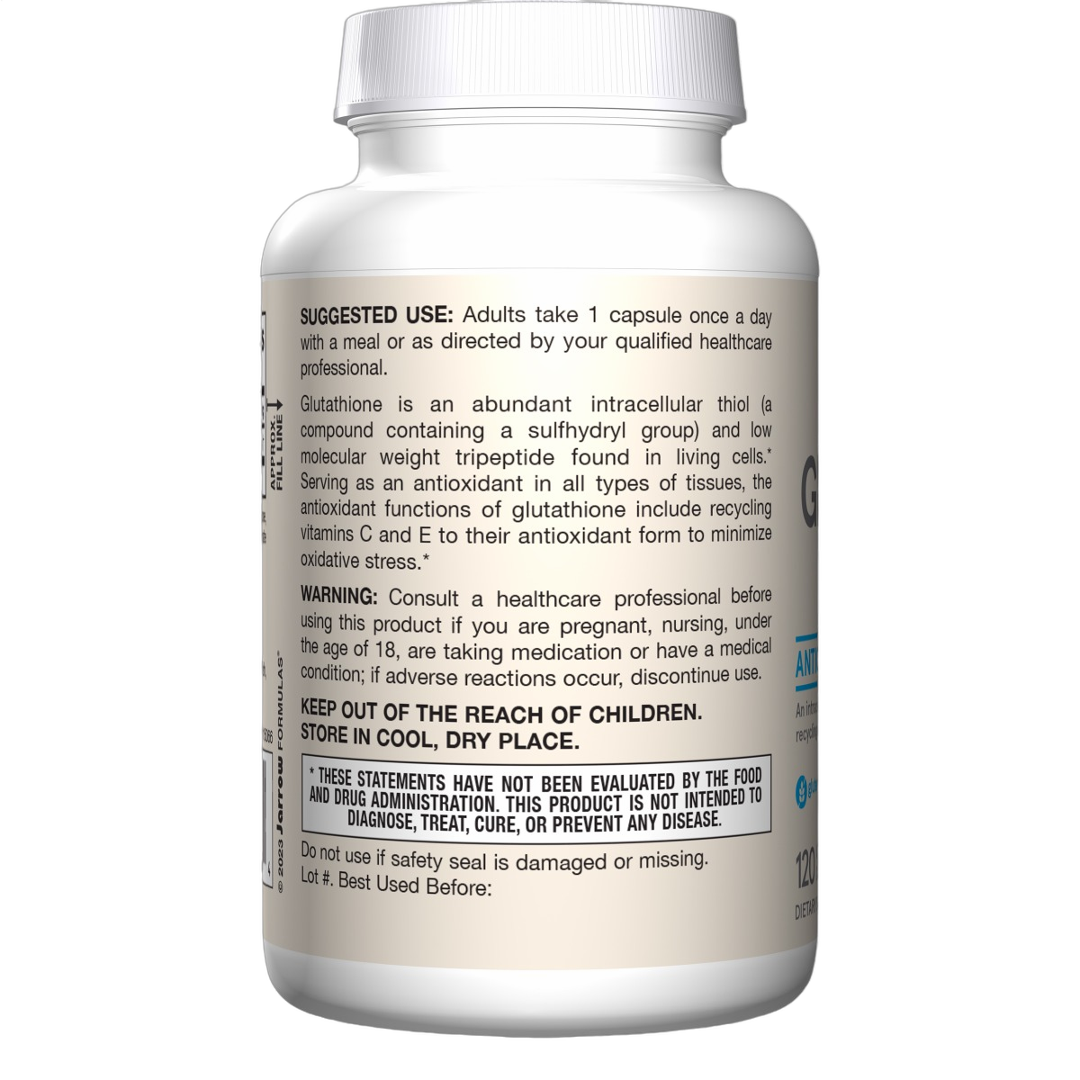 Glutathione Reduced, 500mg