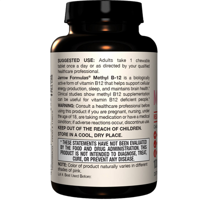 Vitamin Methyl B-12, 500mcg, Cherry Flavour