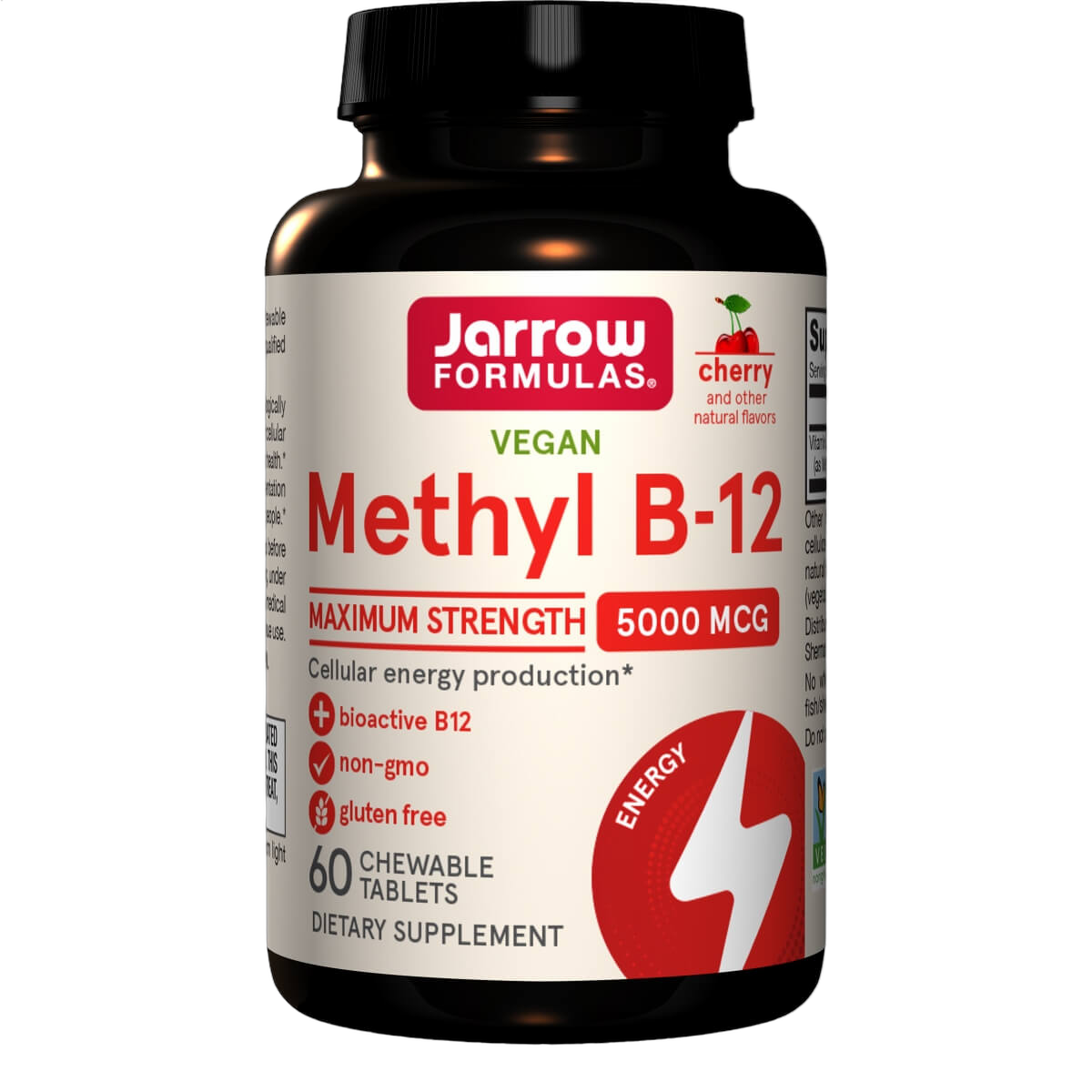 Vitamin Methyl B-12, 5000mcg, Cherry Flavour