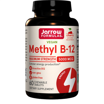 Vitamin Methyl B-12, 5000mcg, Cherry Flavour