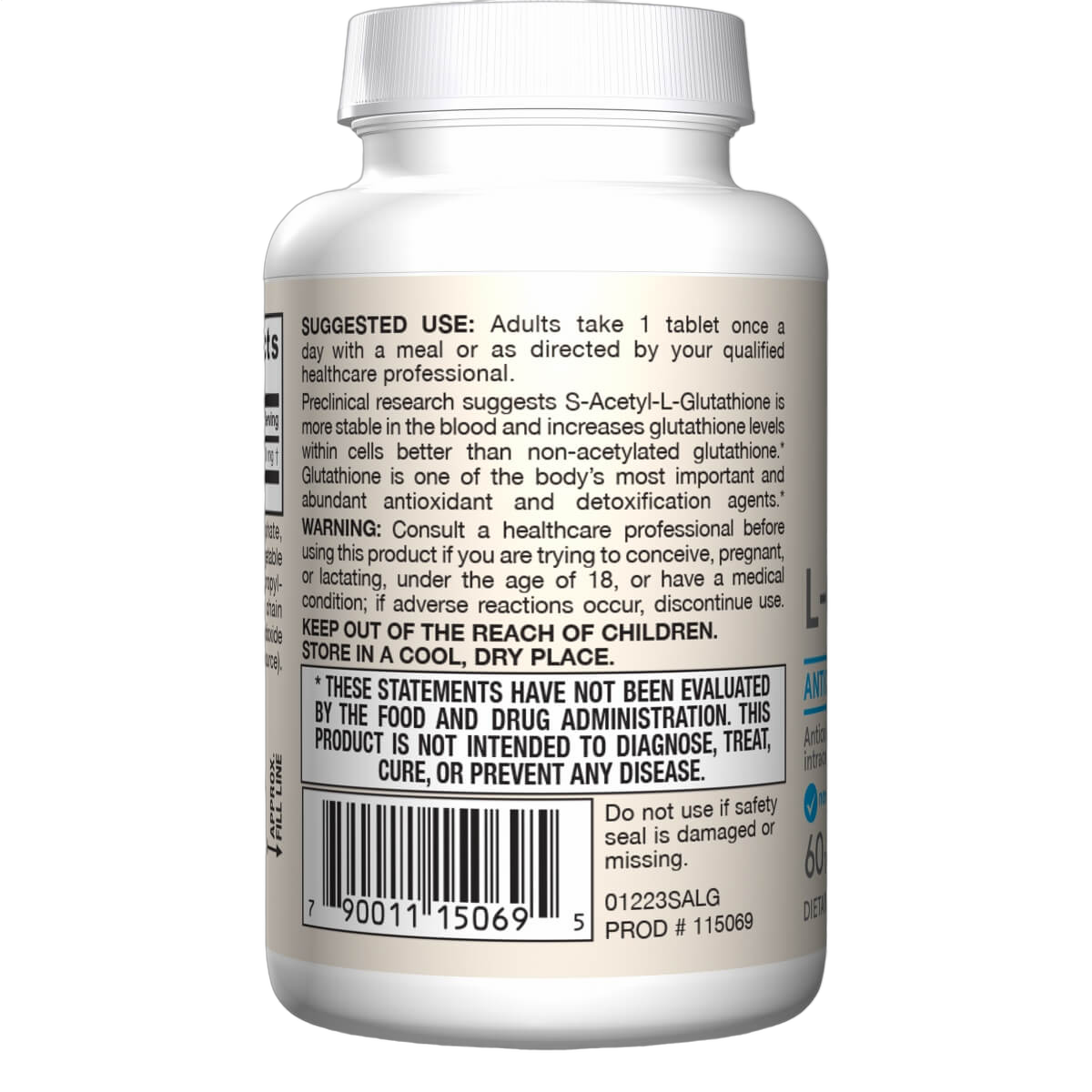 S-Acetyl L-Glutathione, 100mg