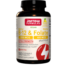 Vitamin Methyl B-12 & Methyl Folate, Lemon Flavour