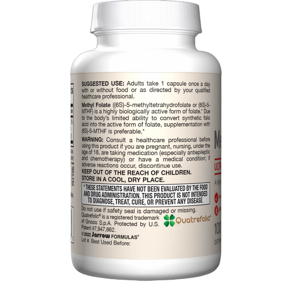Methyl Folate, 1000mcg
