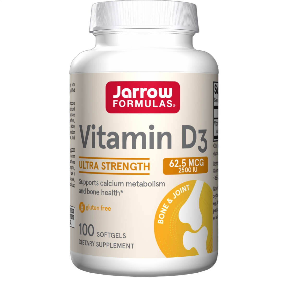 Vitamin D3, 62.5mg (2500IU)