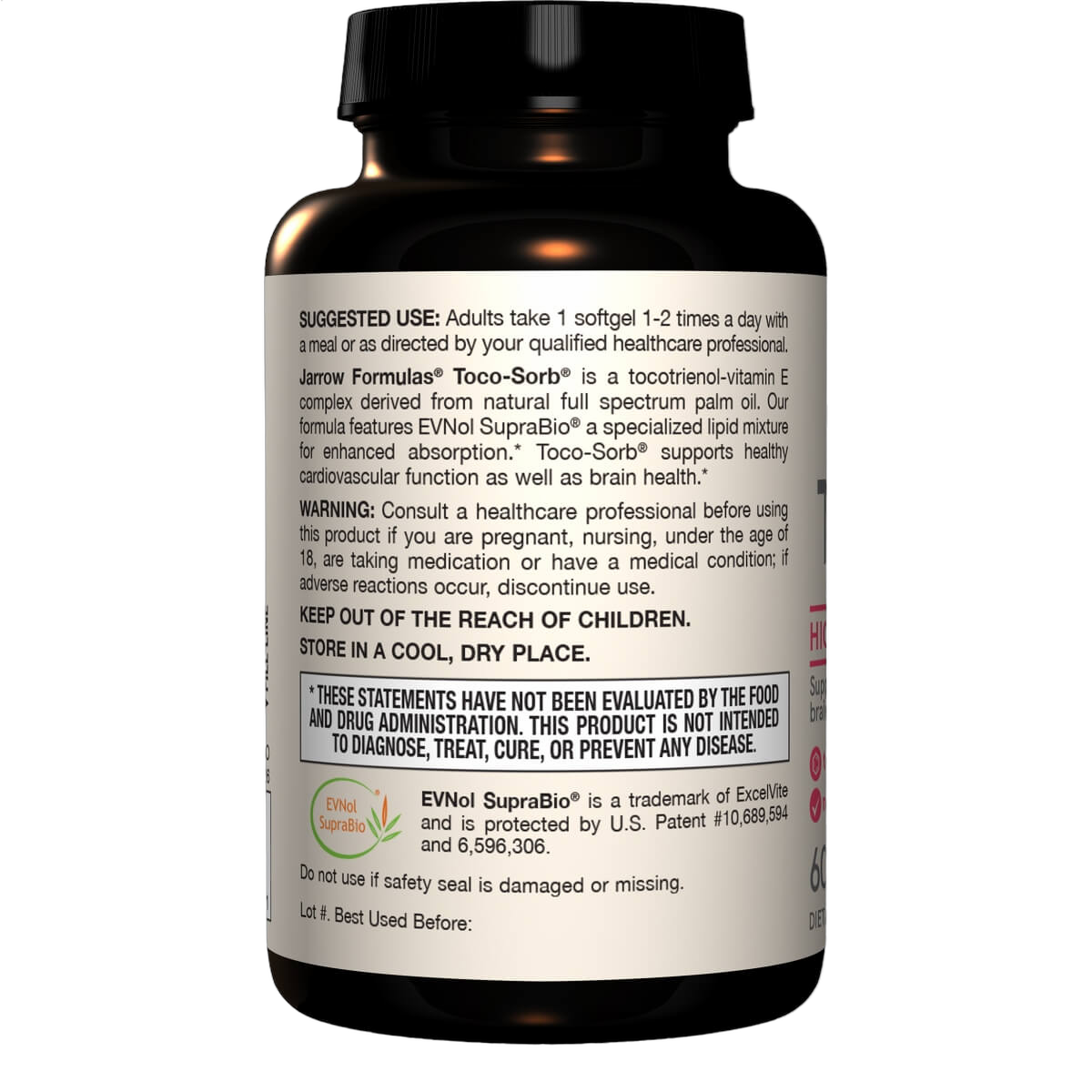 Toco-Sorb Mixed Tocotrienols And Vitamin E