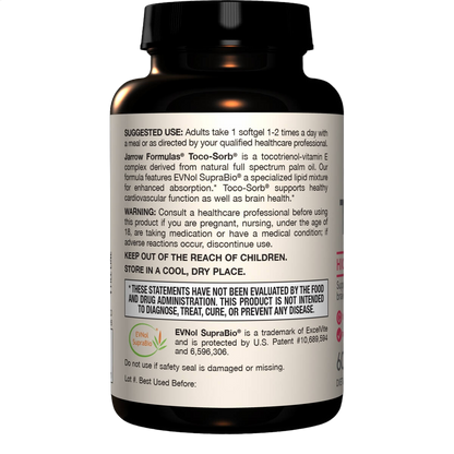 Toco-Sorb Mixed Tocotrienols And Vitamin E