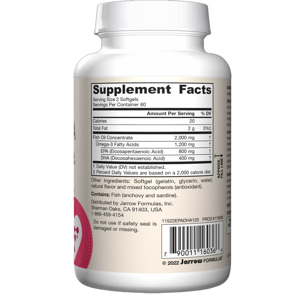 Omega-3 EPA-DHA Balance, 600mg