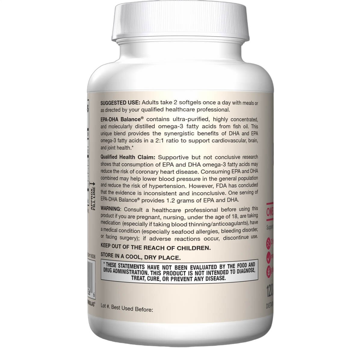 Omega-3 EPA-DHA Balance, 600mg