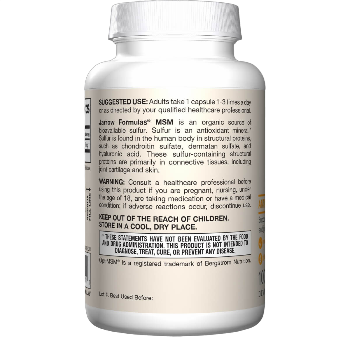 MSM, 1000mg