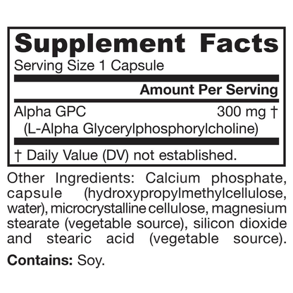 Alpha GPC, 300mg