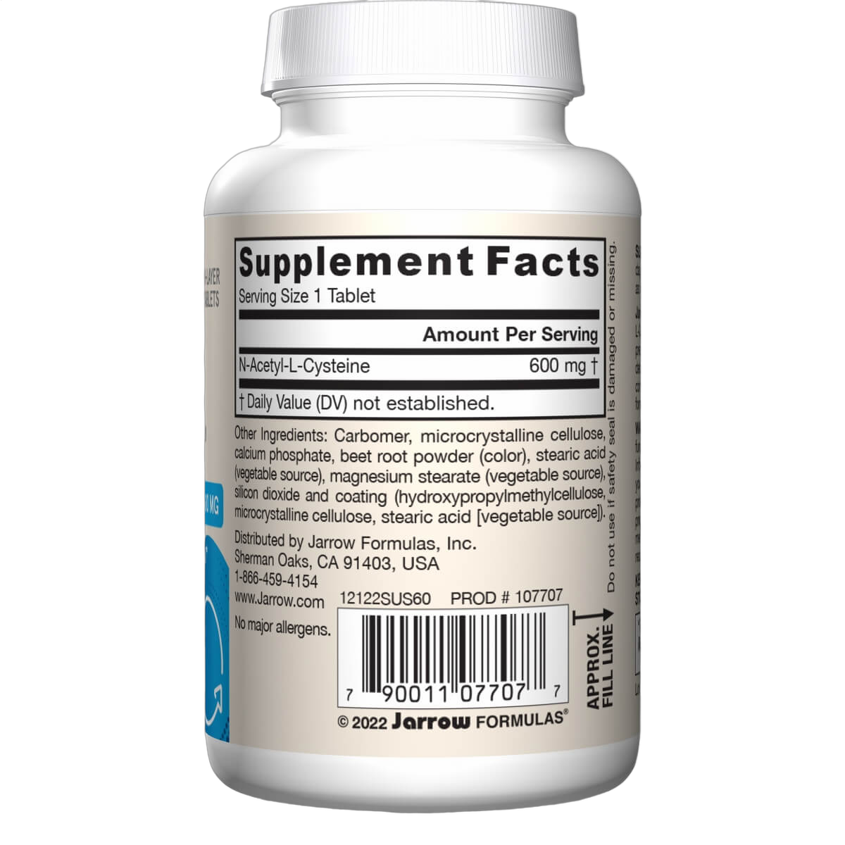 N-A-C (N-Acetyl-L-Cysteine) Sustain, 600mg