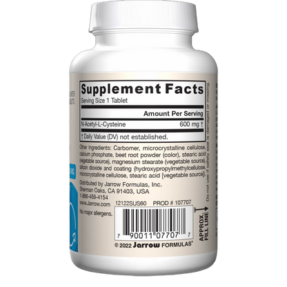 N-A-C (N-Acetyl-L-Cysteine) Sustain, 600mg