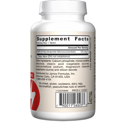 Nicotinamide Mononucleotide (NMN), 125mg