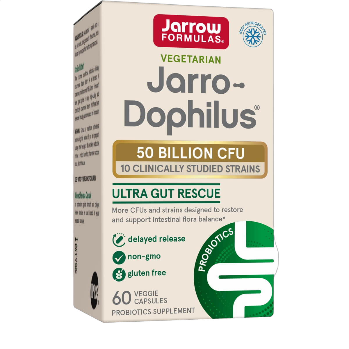 Ultra Jarro-Dophilus, 50 Billion CFU, Delayed Release Capsules
