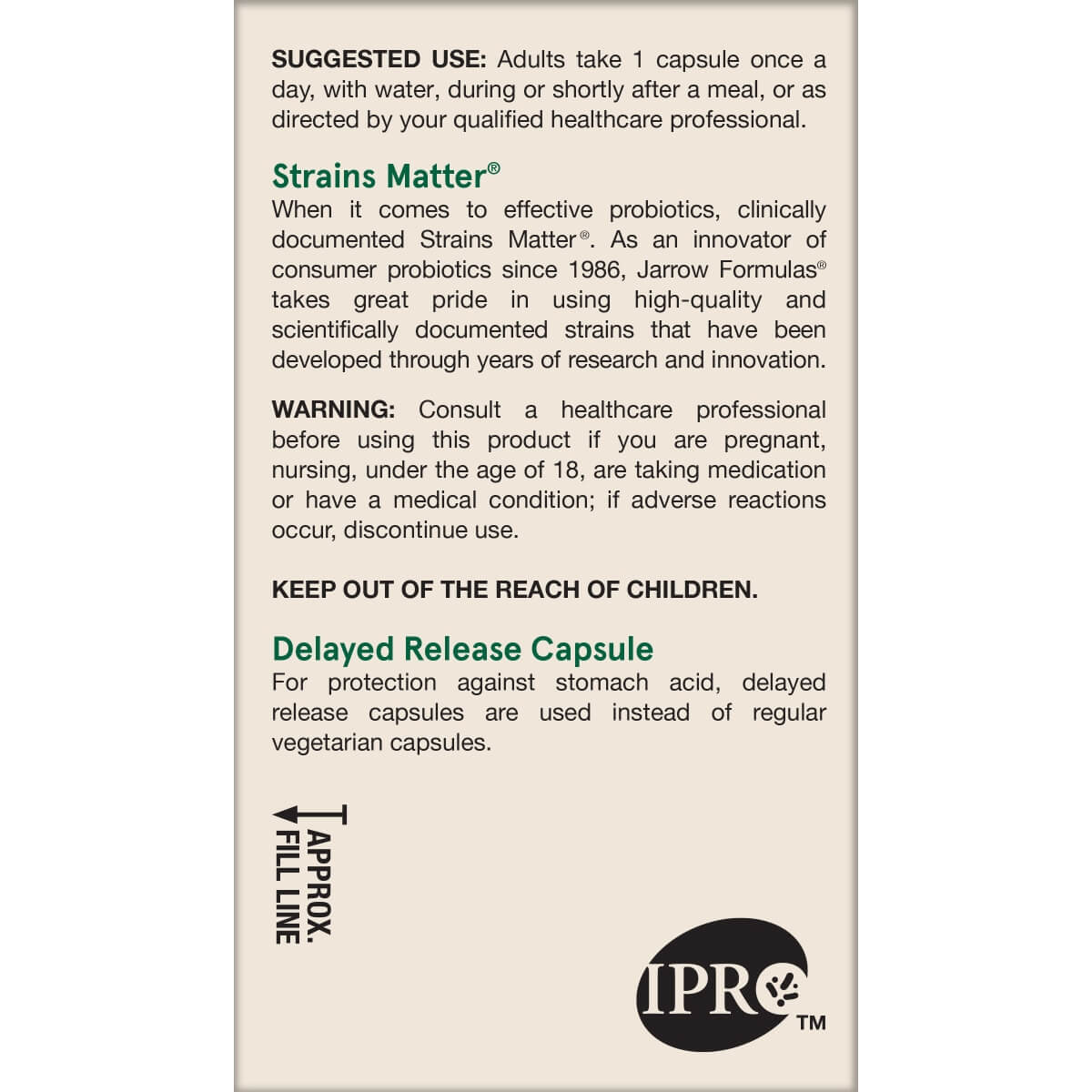 Ultra Jarro-Dophilus, 50 Billion CFU, Delayed Release Capsules