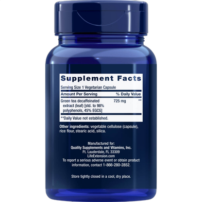 Decaffeinated Mega Green Tea Extract
