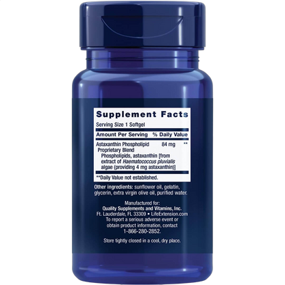 Astaxanthin with Phospholipids 4mg