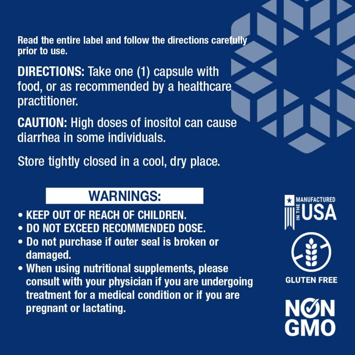 Inositol Caps, 1000mg