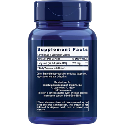 L-Lysine, 620mg