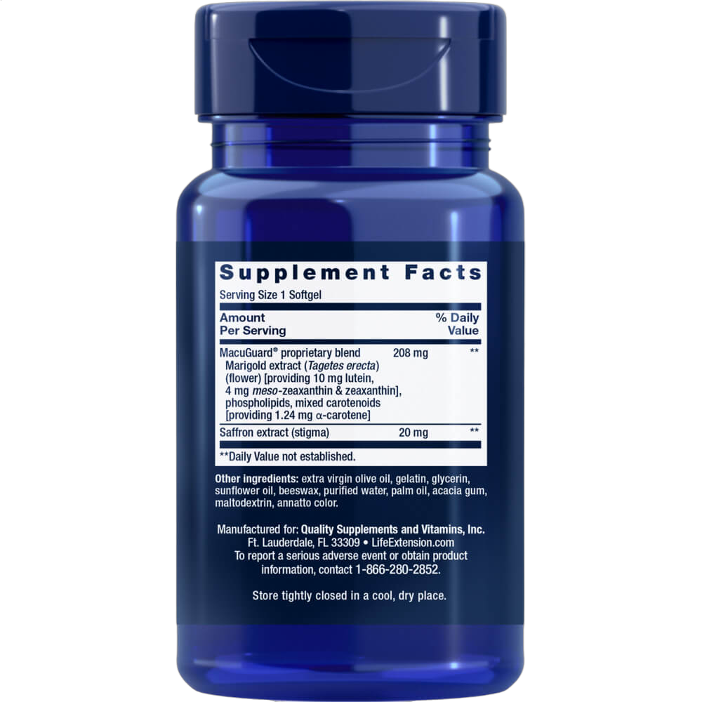 MacuGuard Ocular Support with Saffron