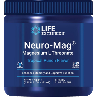 Neuro-Mag Magnesium L-Threonate, Tropical Punch Flavour