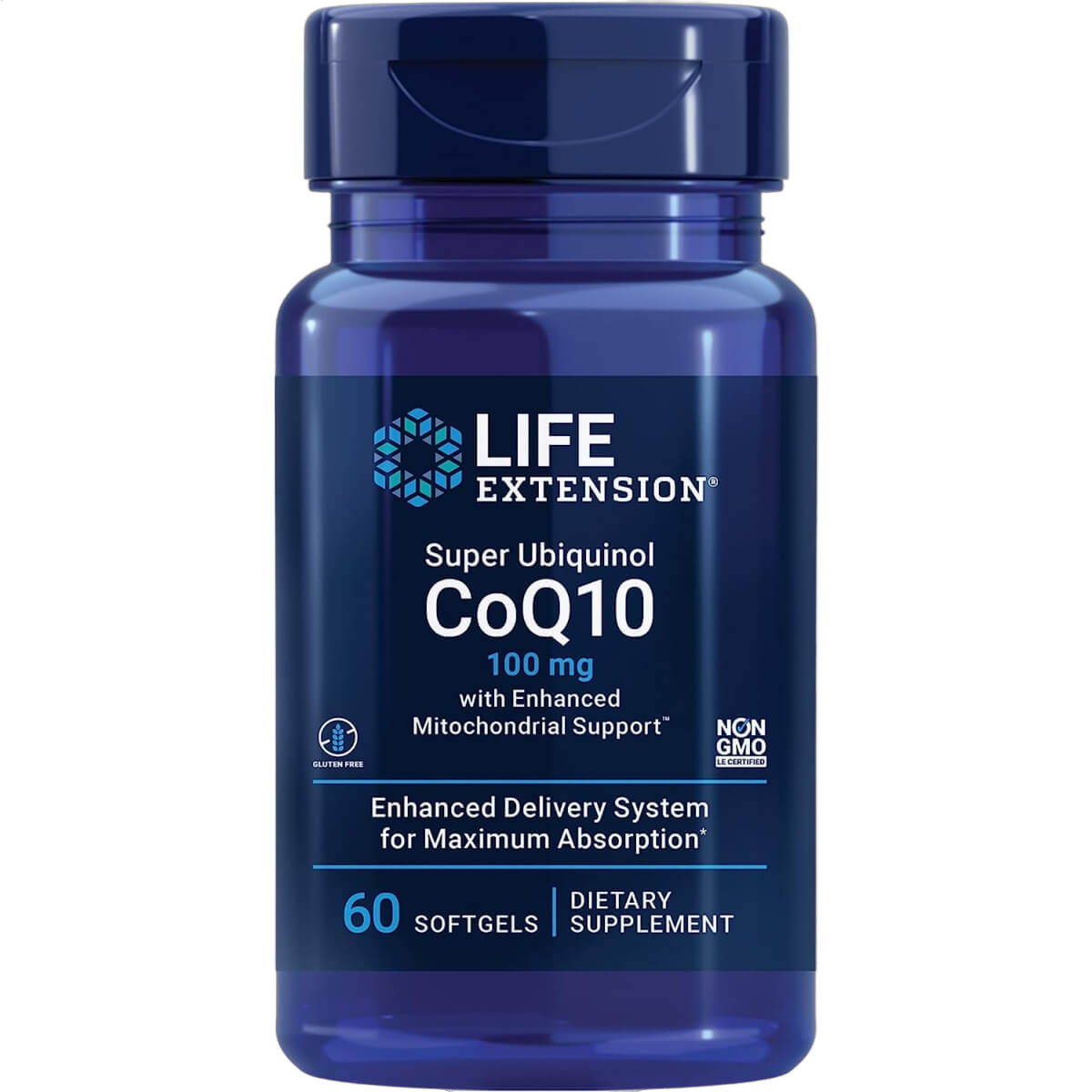 Super Ubiquinol CoQ10 with Enhanced Mitochondrial Support, 100mg