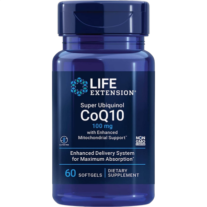 Super Ubiquinol CoQ10 with Enhanced Mitochondrial Support, 100mg