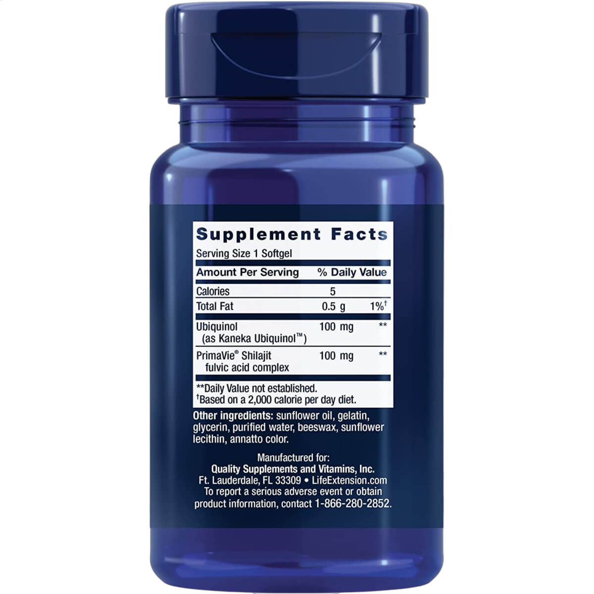 Super Ubiquinol CoQ10 with Enhanced Mitochondrial Support, 100mg