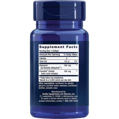 Super Ubiquinol CoQ10 with Enhanced Mitochondrial Support, 100mg