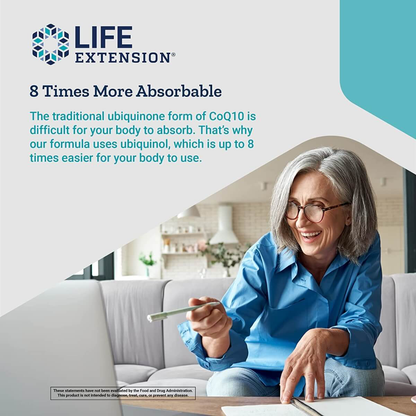 Super Ubiquinol CoQ10, 200mg