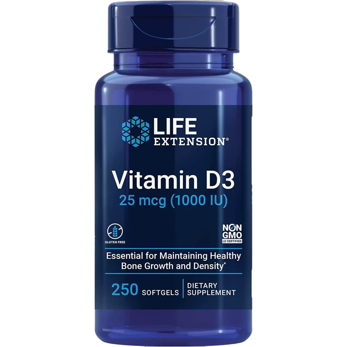 Vitamin D3, 25mg (1000IU)