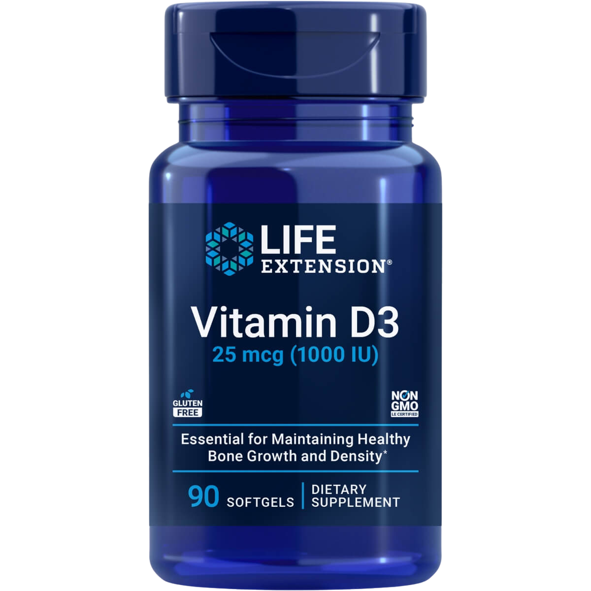 Vitamin D3, 25 mcg (1000 IU)