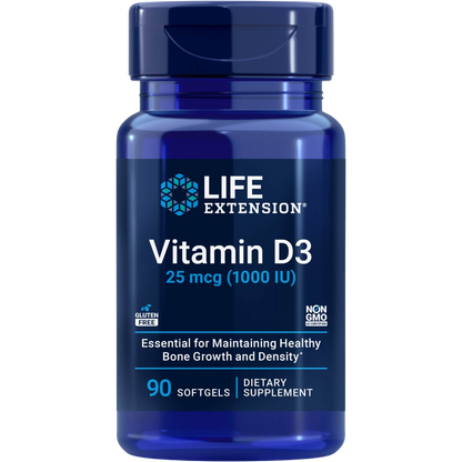 Vitamin D3, 25 mcg (1000 IU)