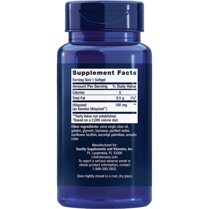 Super Ubiquinol CoQ10, 100mg