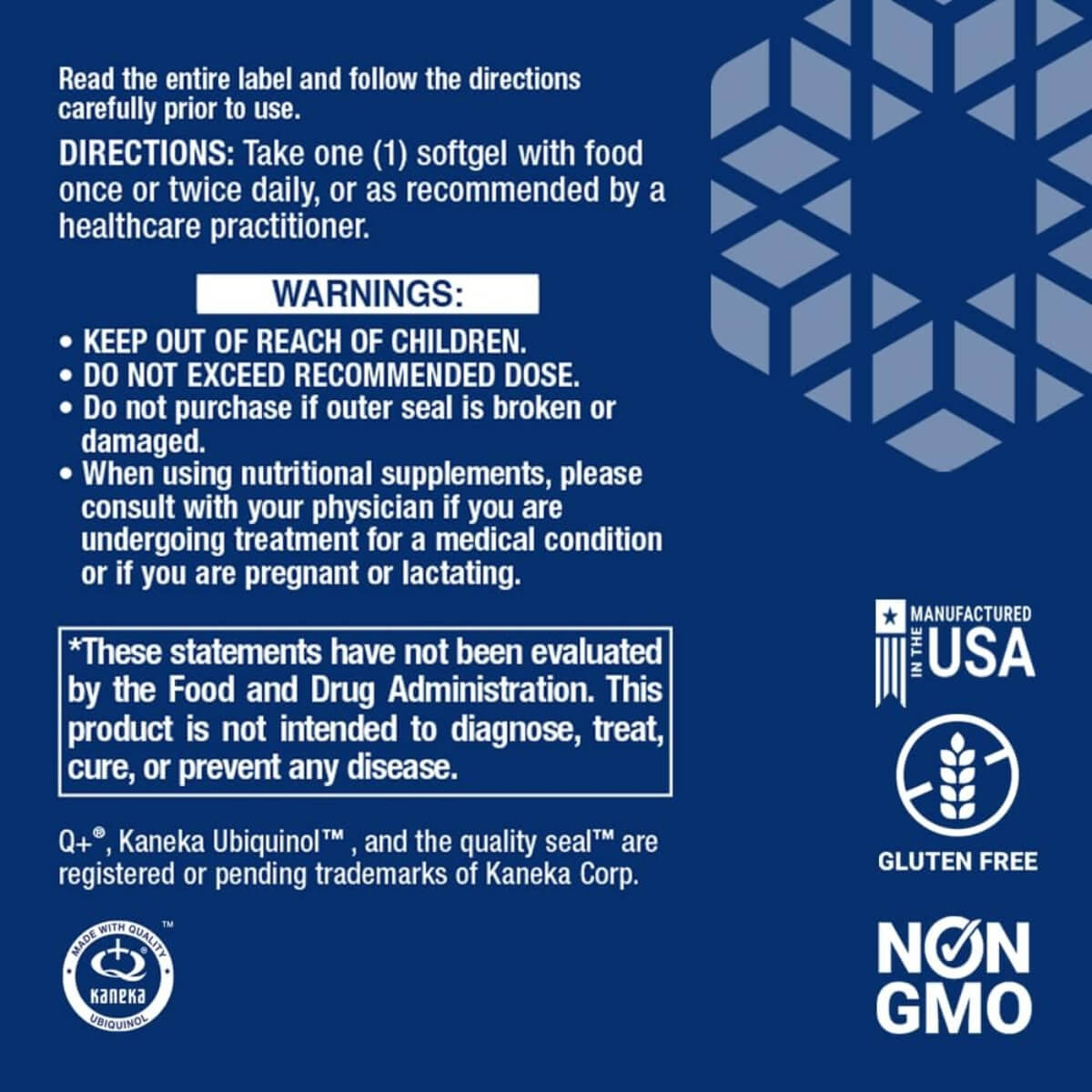 Super Ubiquinol CoQ10, 100mg