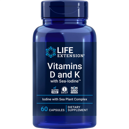 Vitamins D and K with Sea-Iodine