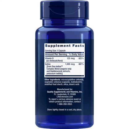 Vitamin D3 with Sea-Iodine, 125mcg (5000IU)