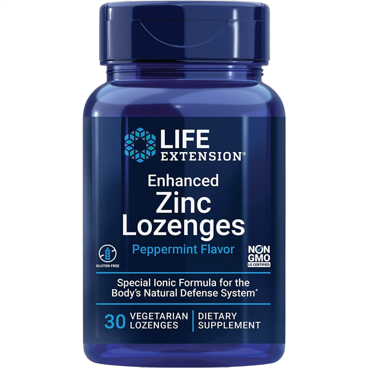 Enhanced Zinc Lozenges, Peppermint Flavour