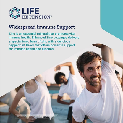 Enhanced Zinc Lozenges, Peppermint Flavour