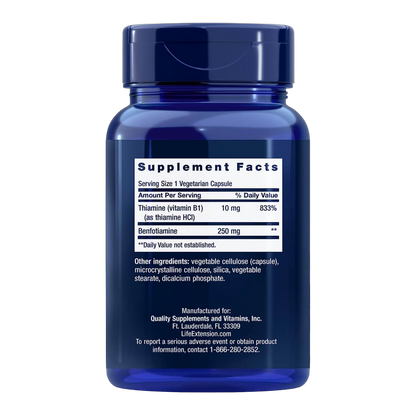 Mega Benfotiamine, 250mg