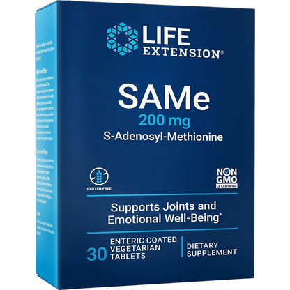 SAMe, 200mg, 30 enteric-coated Tablets